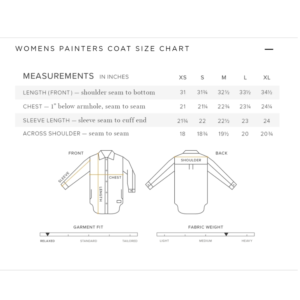 Anián Women's Orange Painters Coat - Picture 5 of 6